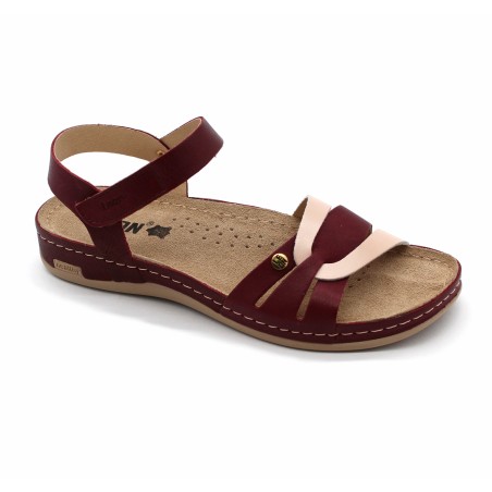 Sandale Leon 961 bordo - dama