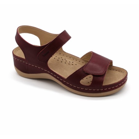 Sandale Leon 935 bordo - dama