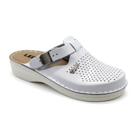 Saboti medicali Leon 260 alb - dama