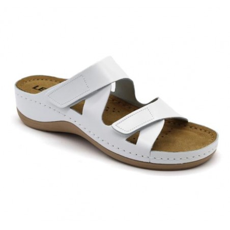 Saboti medicali Leon 906 alb - dama