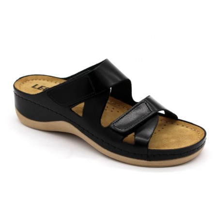 Saboti medicali Leon 906 negru - dama