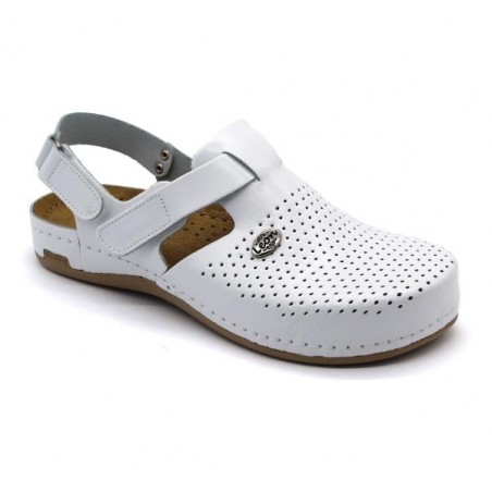 Saboti medicali Leon 951 alb - dama