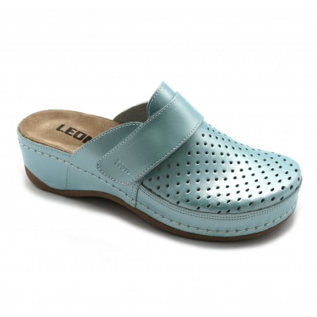 Saboti medicali Leon 2022 verde menta - dama - cu taloneta detasabila