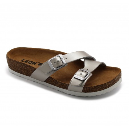 Papuci cu talpa ortopedica Leon 4030 sampanie - dama