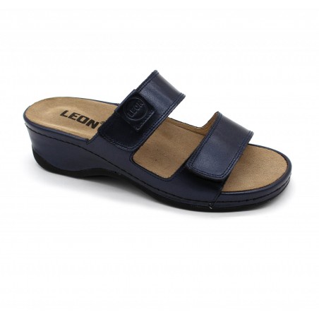 Papuci medicali Leon 2020 albastru - dama
