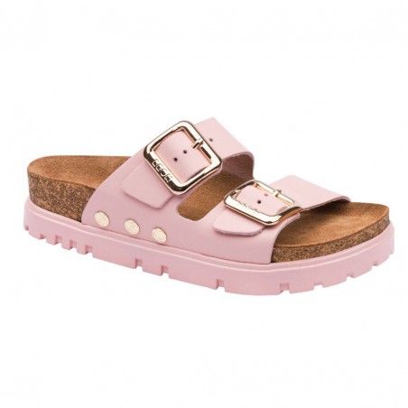 Papuci cu talpa ortopedica Leon 6010 roz - dama