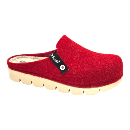 Papuci de casa Dr Feet 1107 rosu - dama