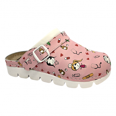Saboti medicali Dr Feet 9010 medical pink - dama