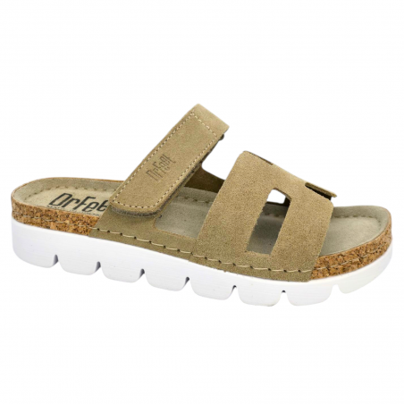 Papuci Dr Feet 9018 cappuccino - dama