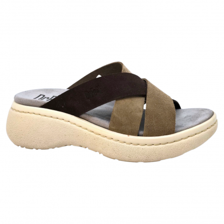 Papuci Dr Feet 18002 maro castaniu  - dama