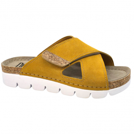 Papuci Dr Feet 9019 galben mustar - dama