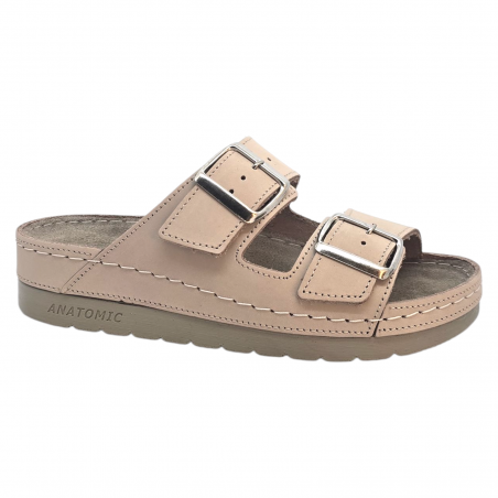 Papuci Doss 593 bej pudra - dama