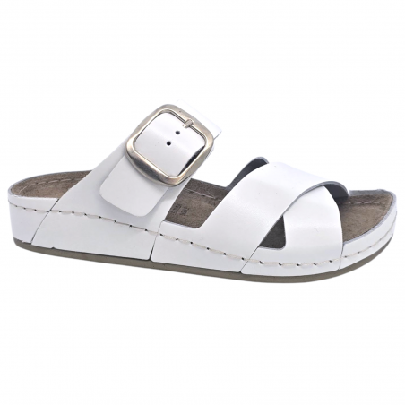 Papuci Doss 596 alb - dama