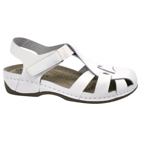 Sandale Dr Feet 2018 alb - dama