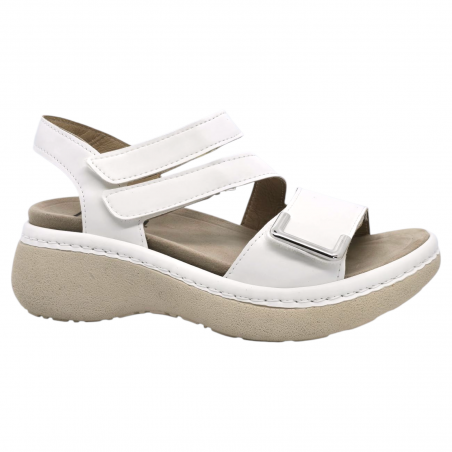 Sandale Dr Feet 18007 alb - dama