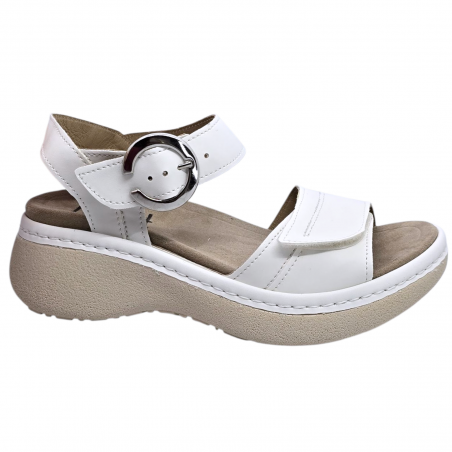 Sandale Dr Feet 18004 alb - dama